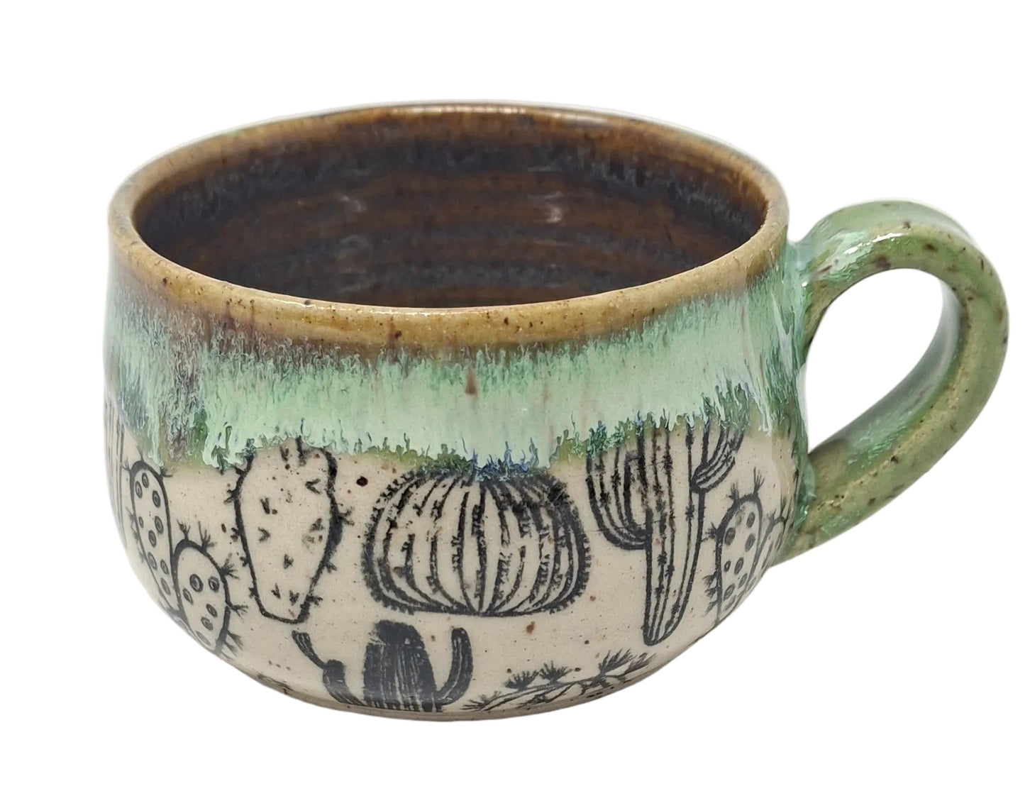 small cactus mug