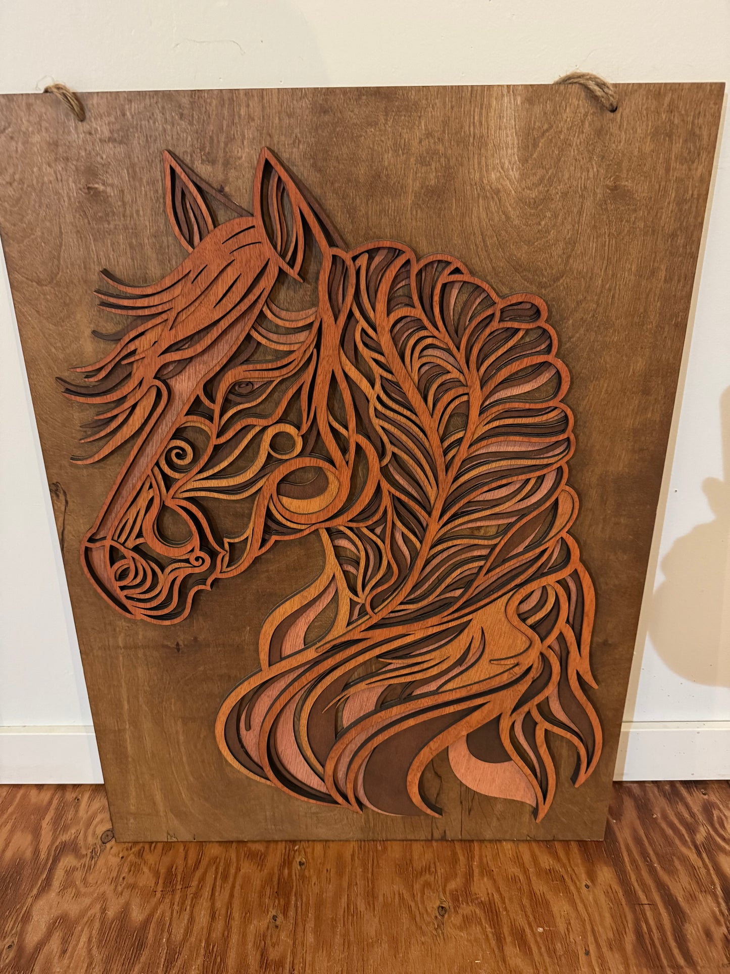 3D Horse Head Wall Hanging