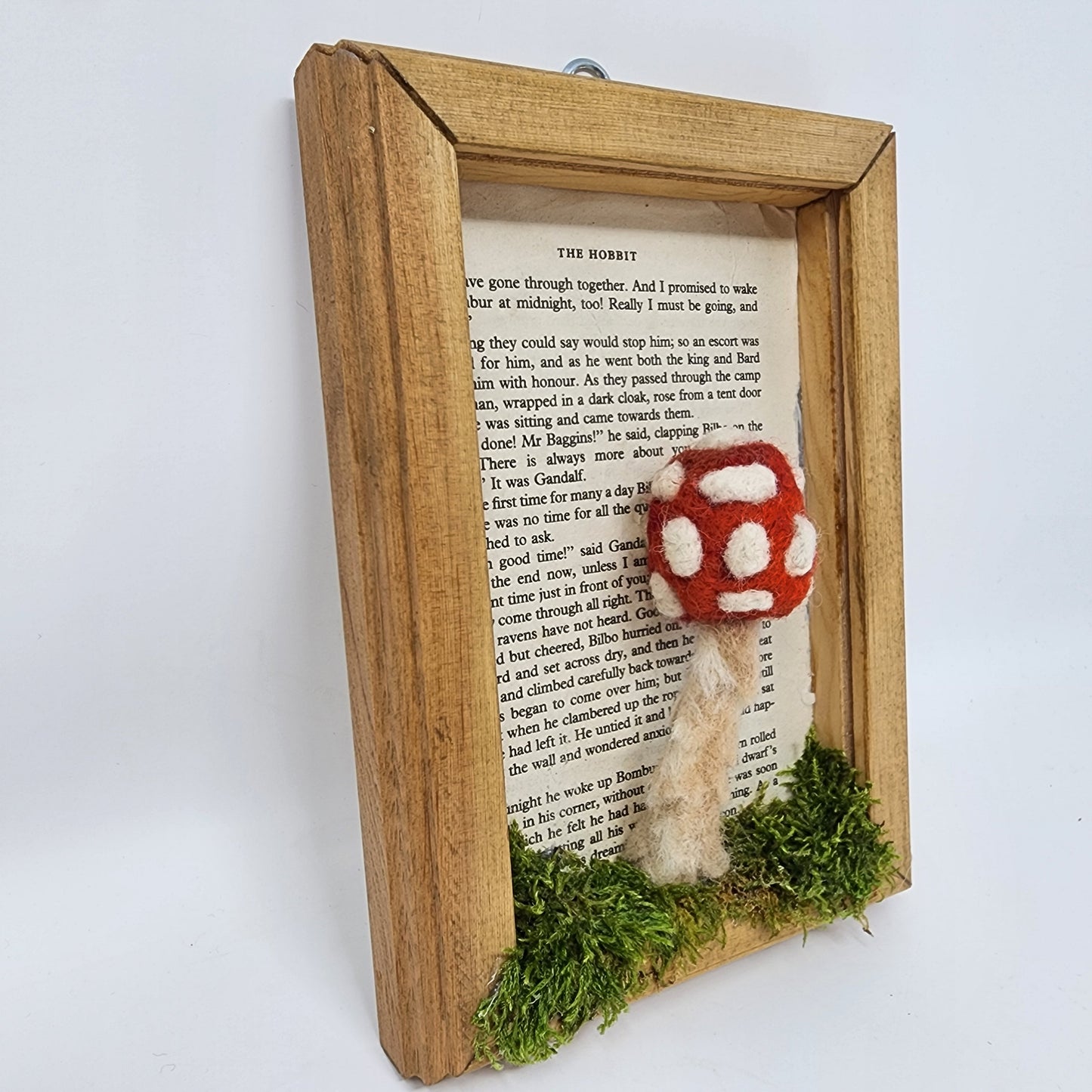 Whimsical Felted Mushroom Wall Art