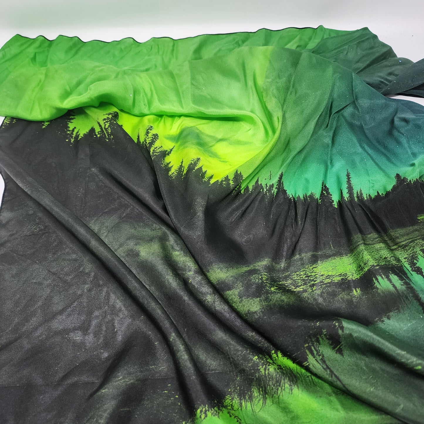 Northern Lights Silk Scarf