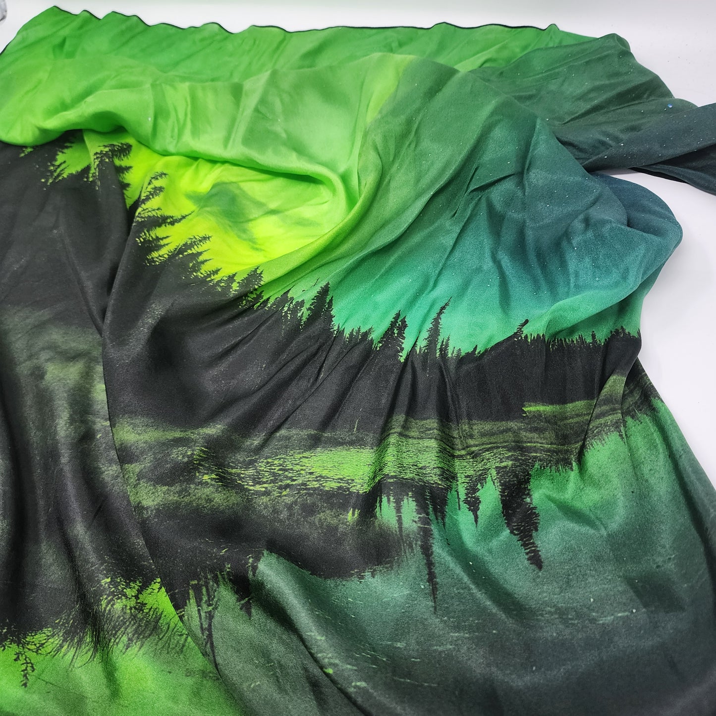 Northern Lights Silk Scarf