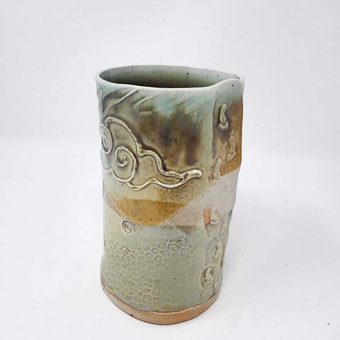 Textured Soda Fired Cup