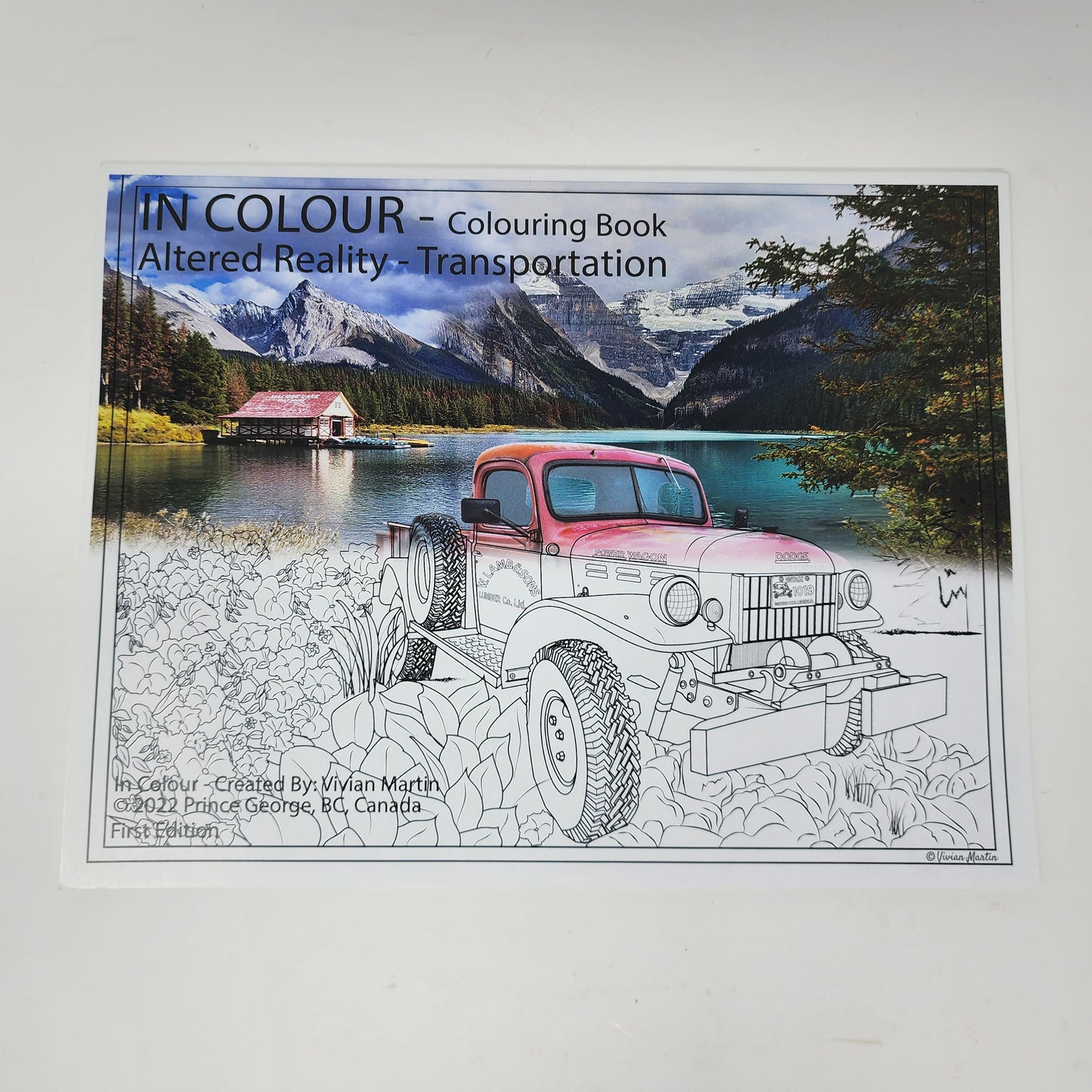 In Colour Colouring Book - Altered Reality - Transportation