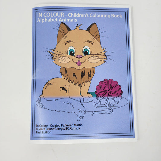 In Colour Colouring Book - Alphabet Animals