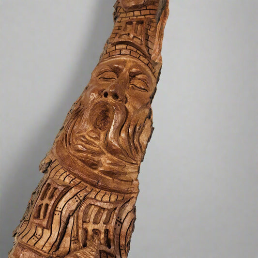 Woodsmen Hand Carved Wall Art