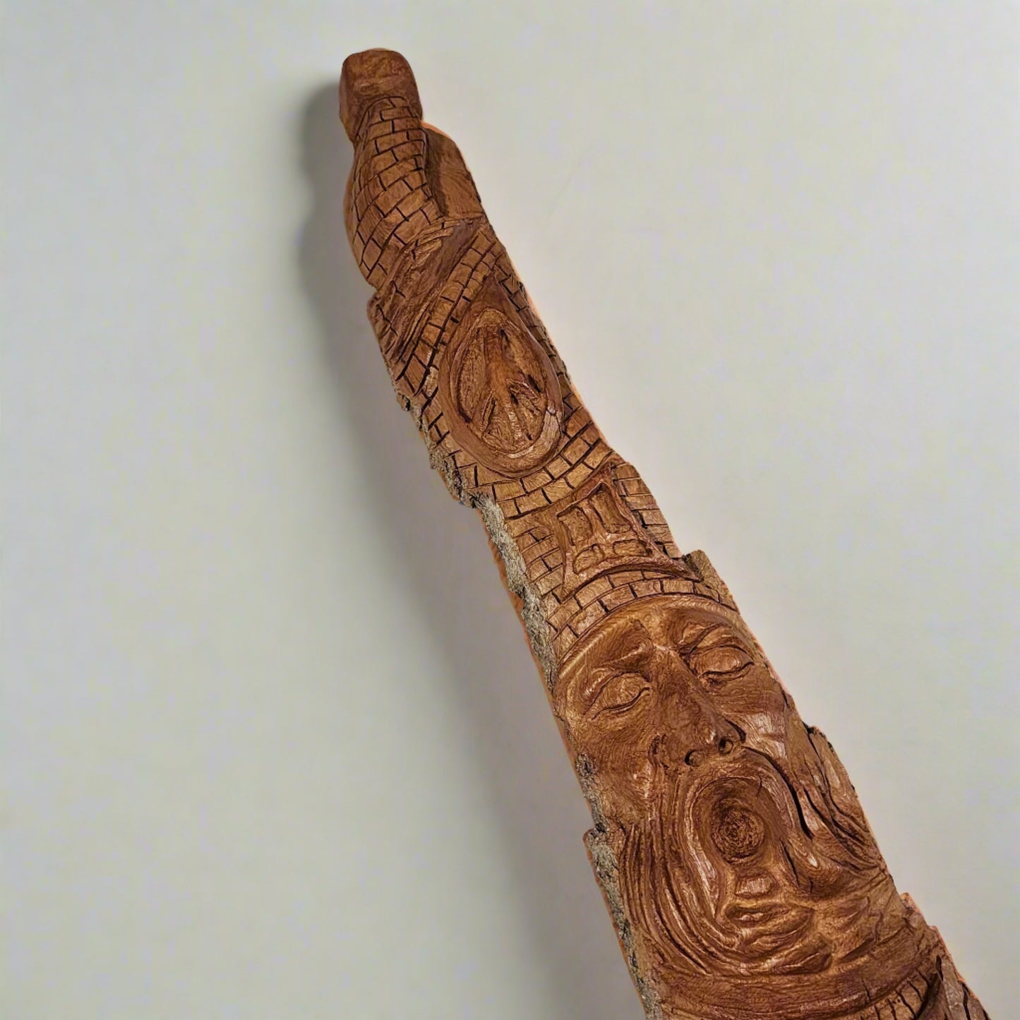 Woodsmen Hand Carved Wall Art