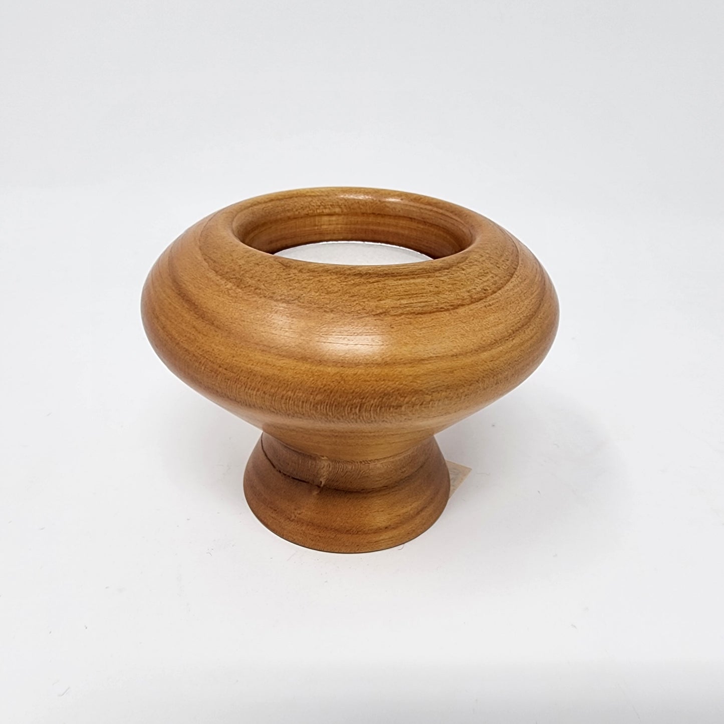 Cherry Wood Candle Holder