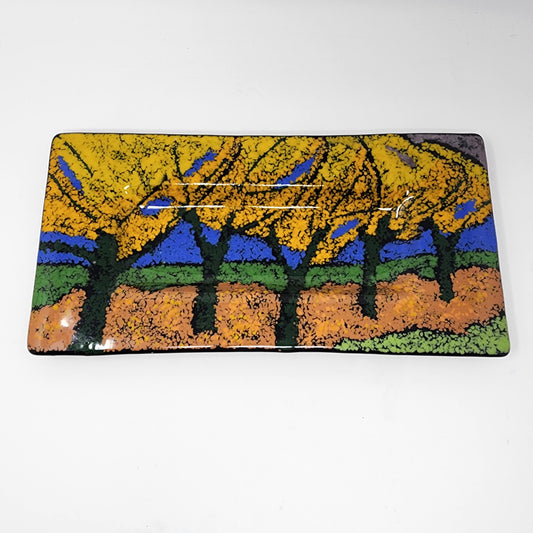 Trees on 15th Glass Platter