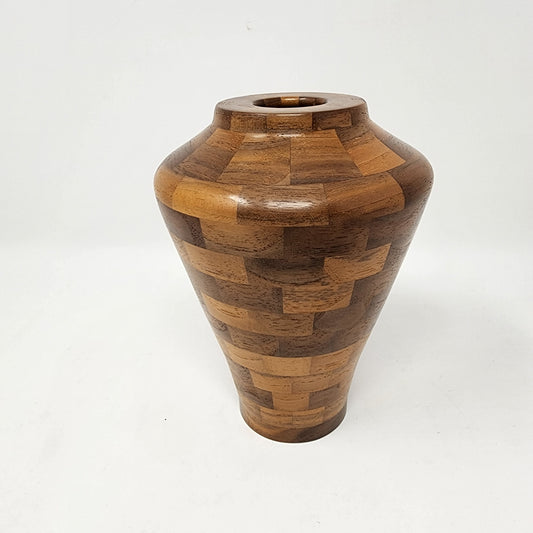 Segmented Wood Vase