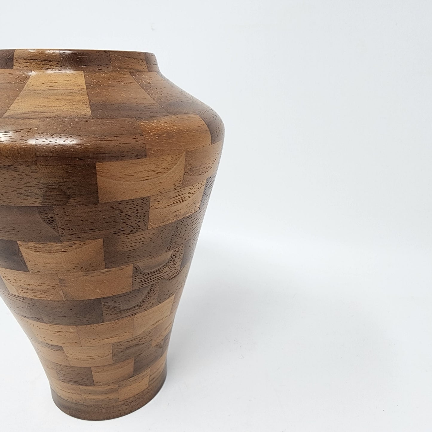 Segmented Wood Vase