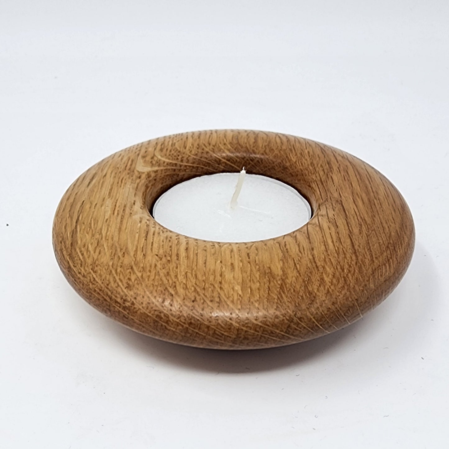 Oak Mini Wood Candle Holder