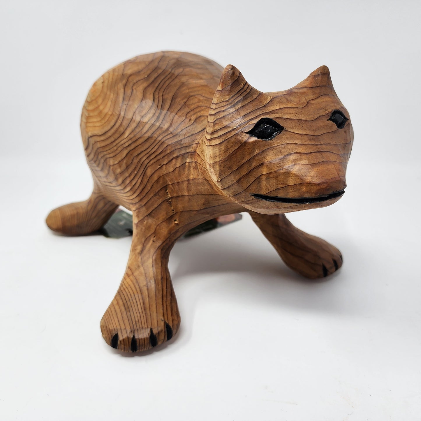 Hand Carved Cedar Bear Cub