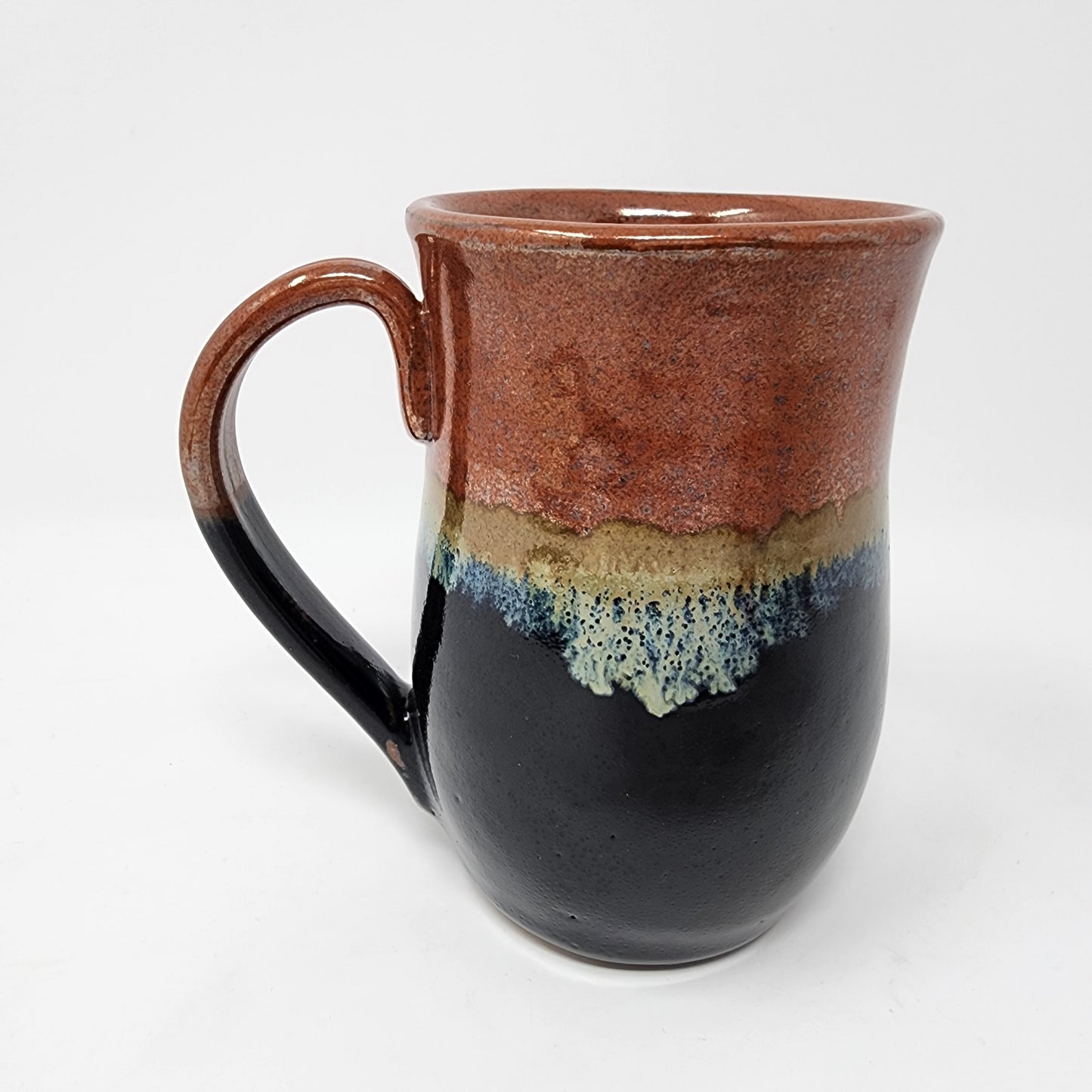 Brown and Navy Mug