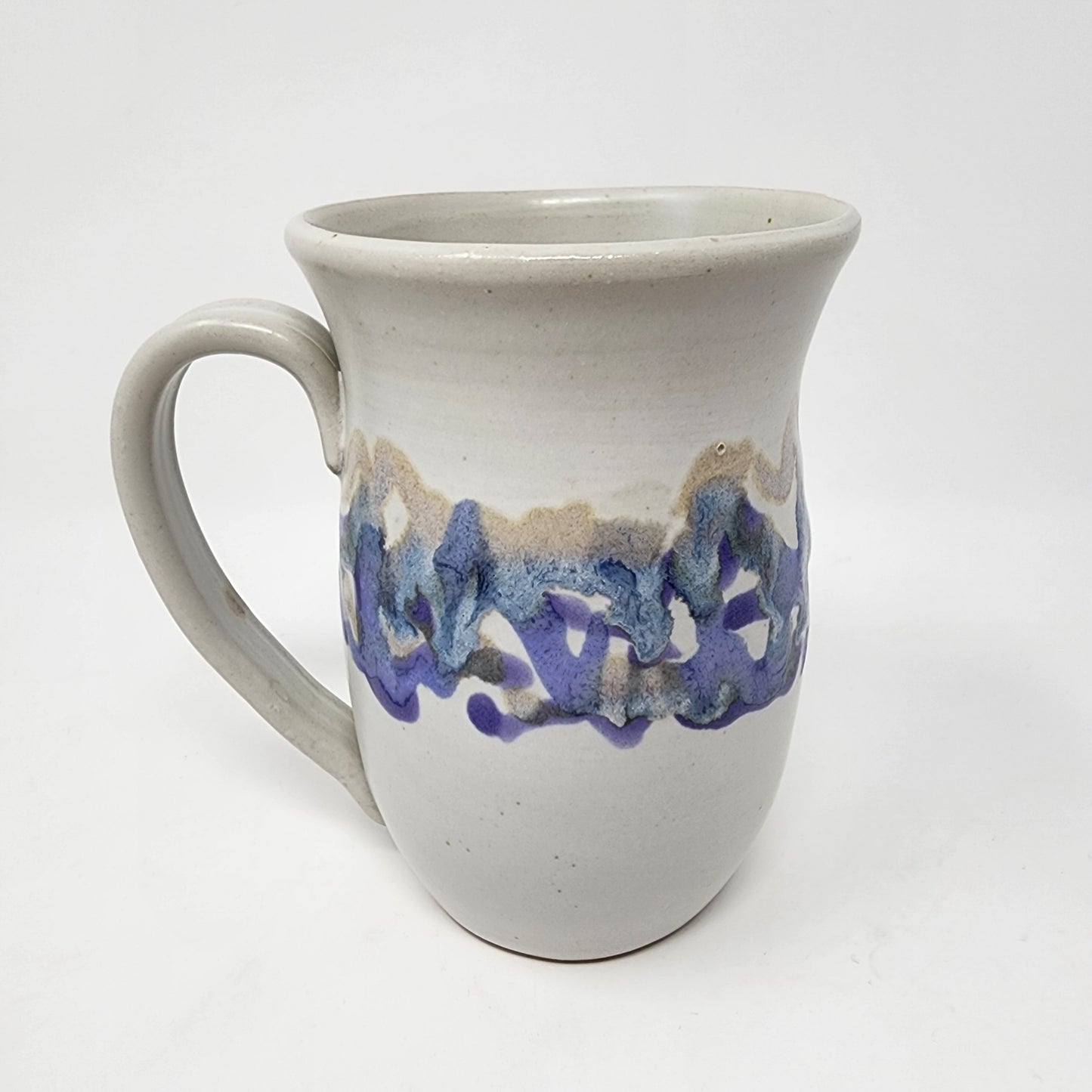 White Abstract Scribble Mug