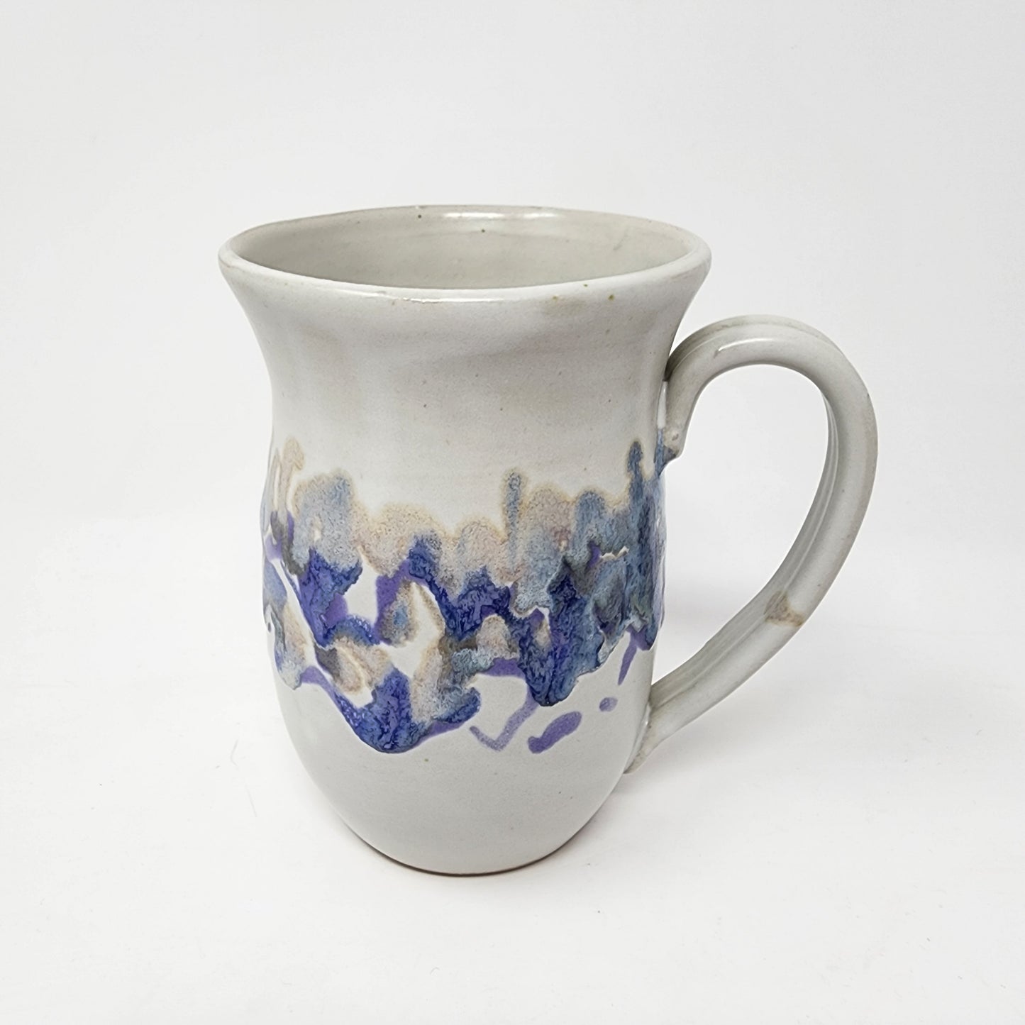 White Abstract Scribble Mug