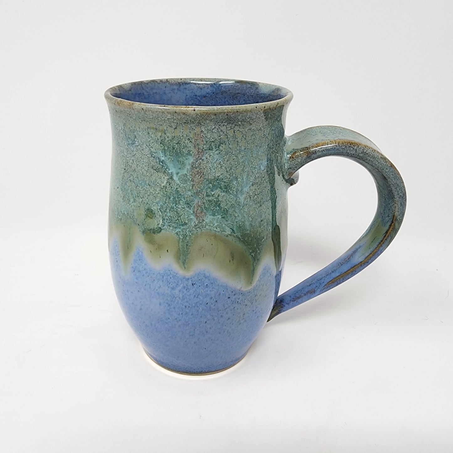 Green Blue Glazed Mug