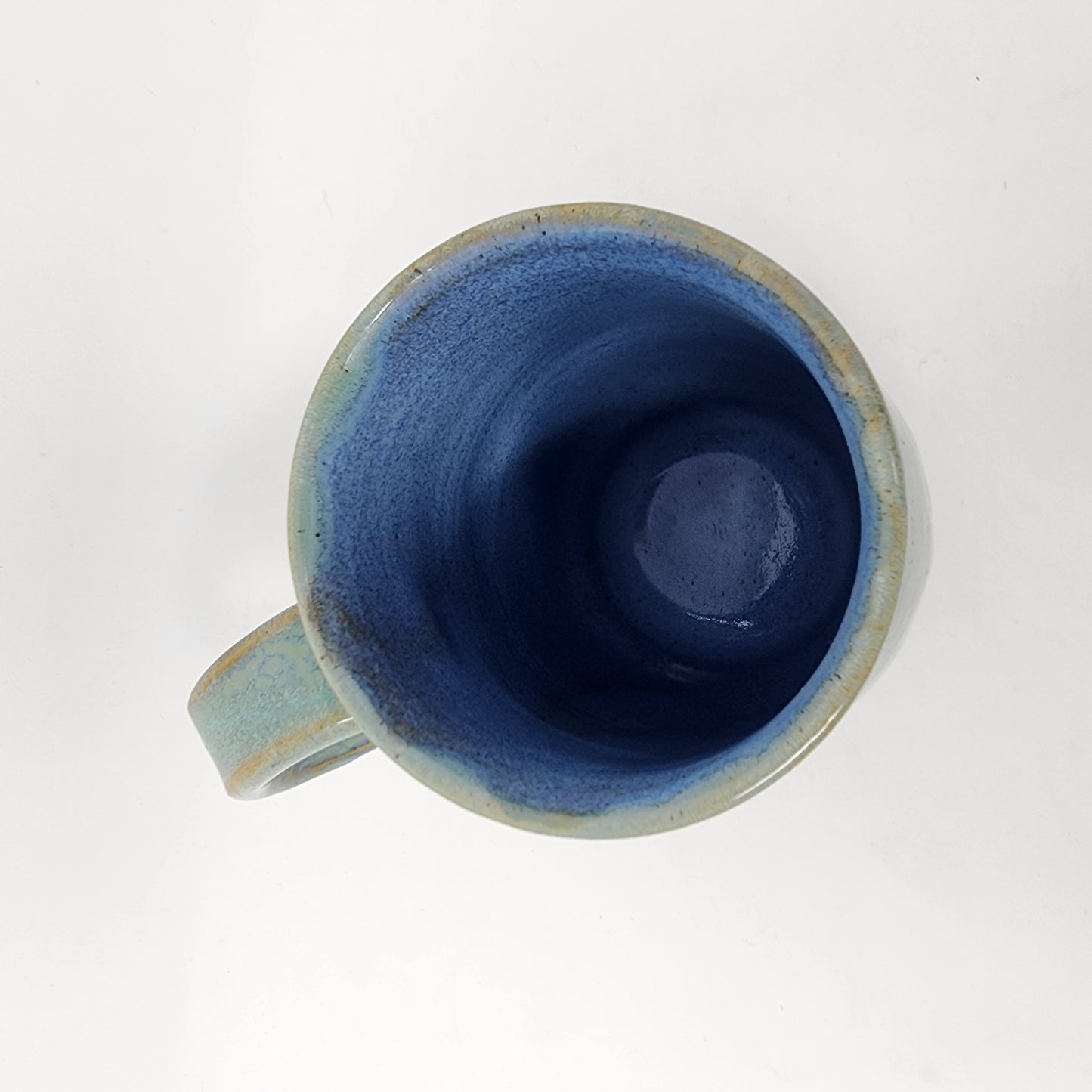 Green Blue Glazed Mug