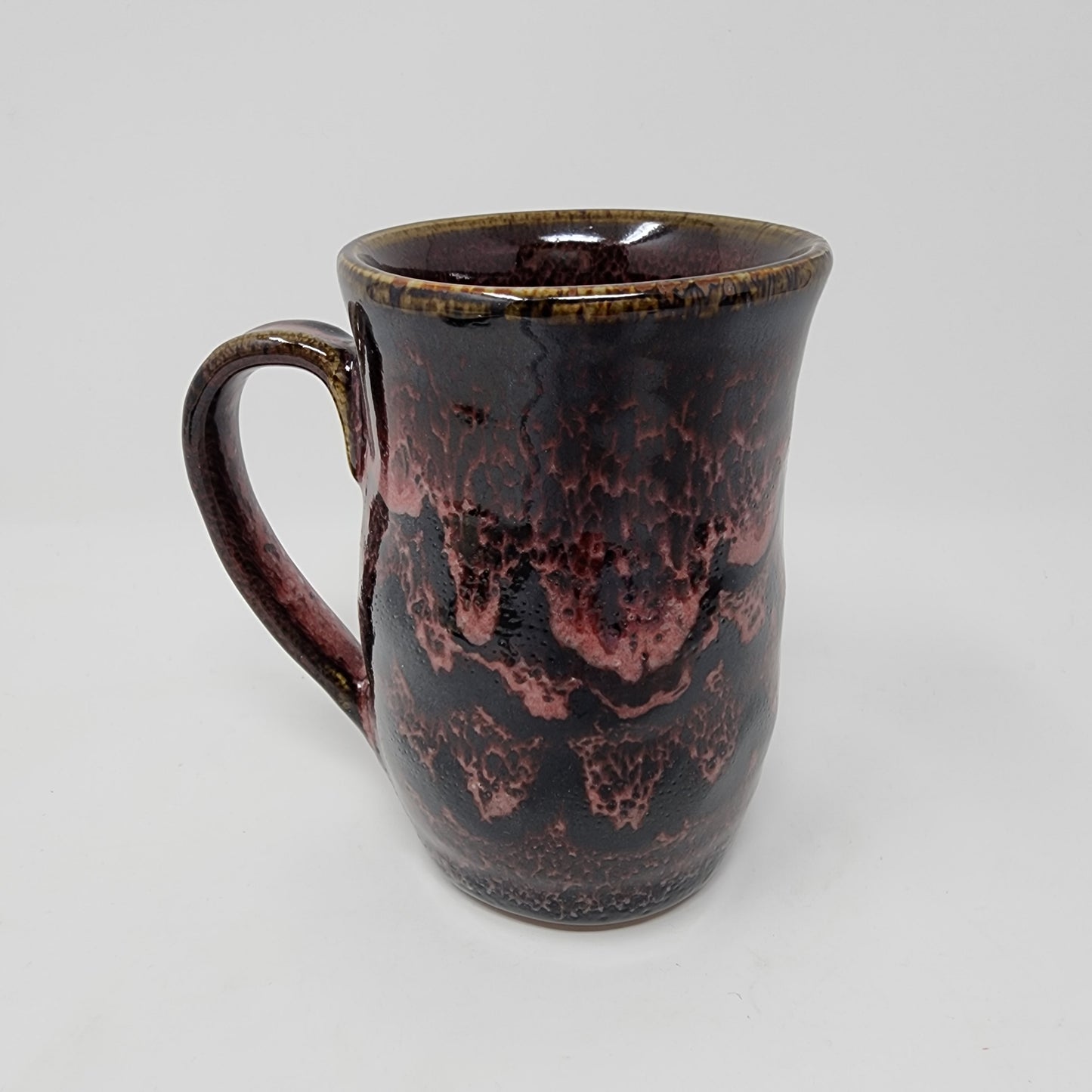 Dark Red Drip Mug