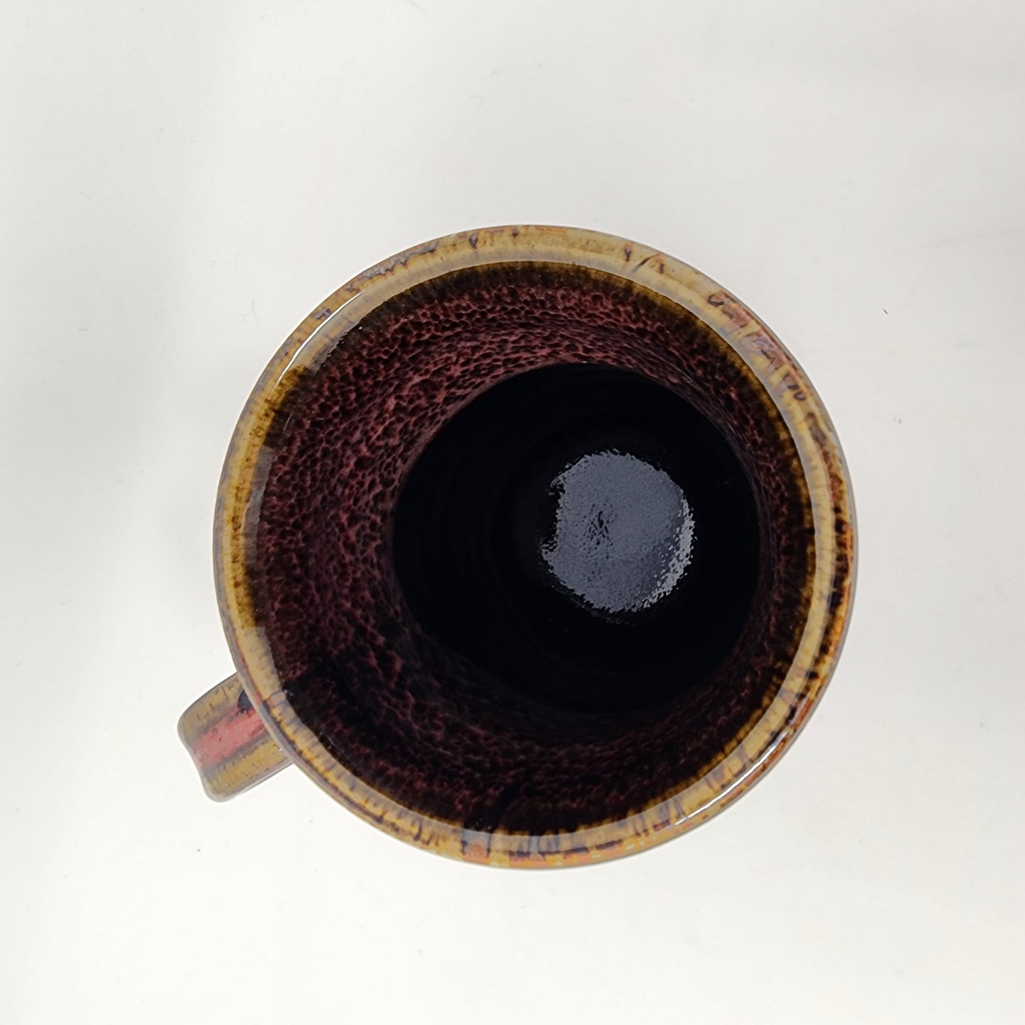 Dark Red Drip Mug