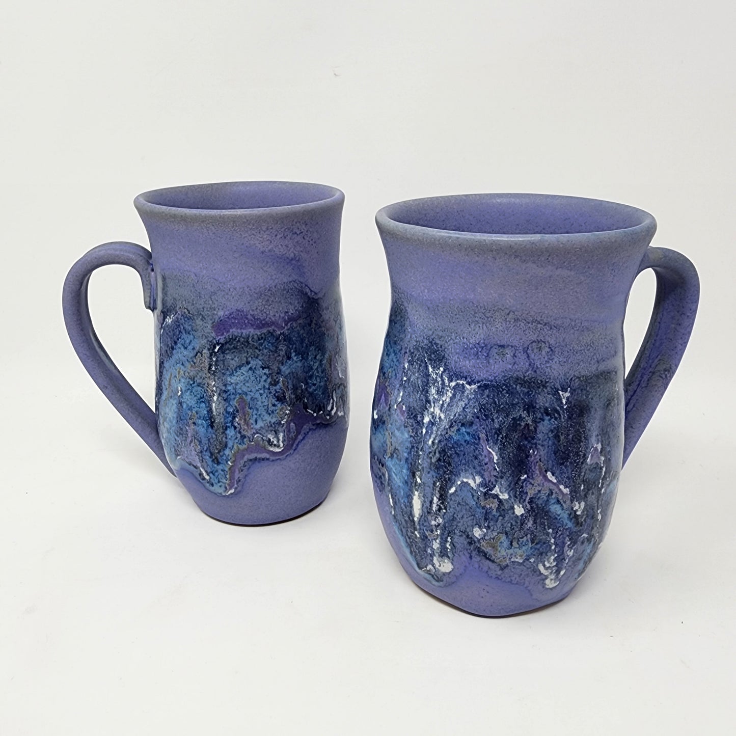 Purply Blue Side Drip Mug