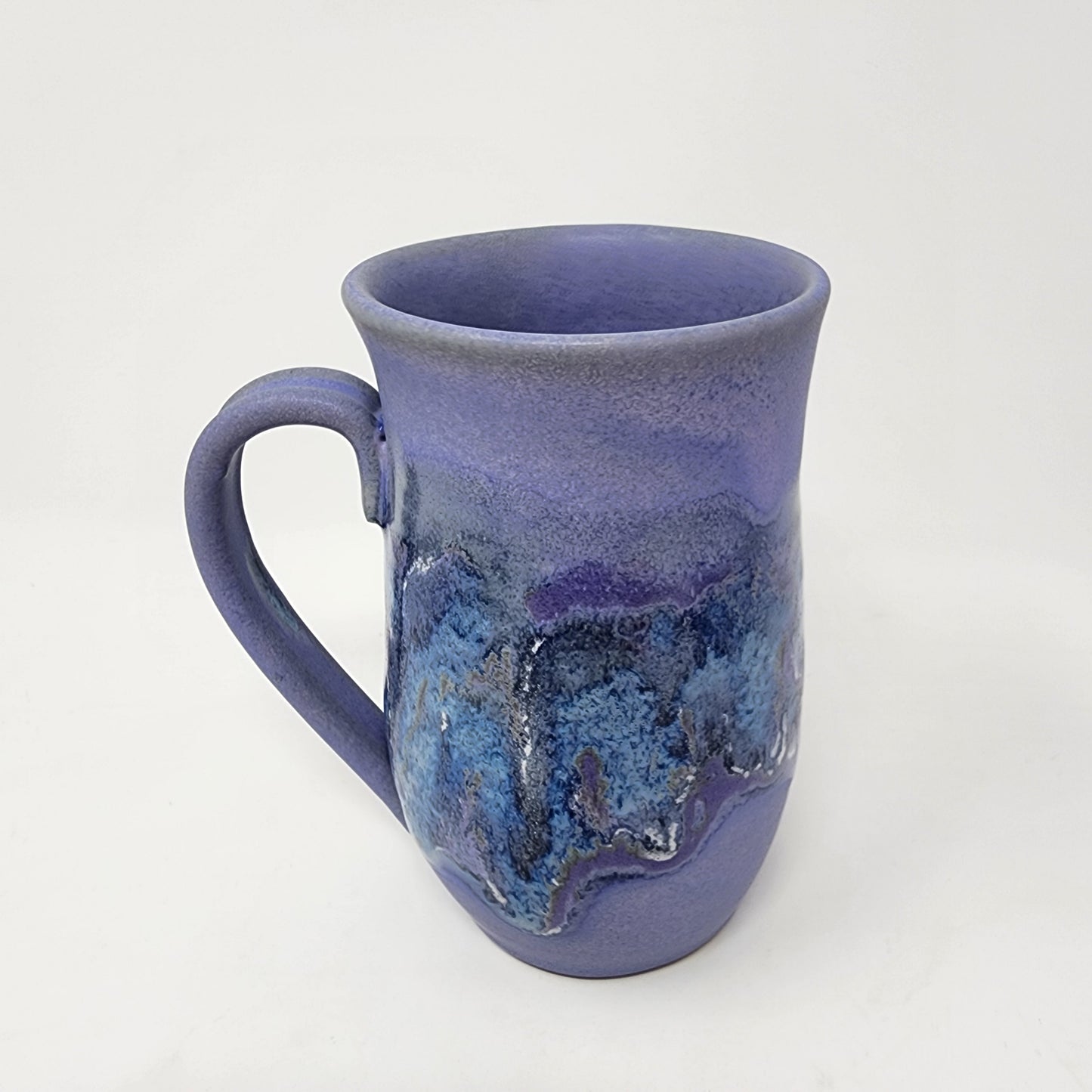 Purply Blue Side Drip Mug