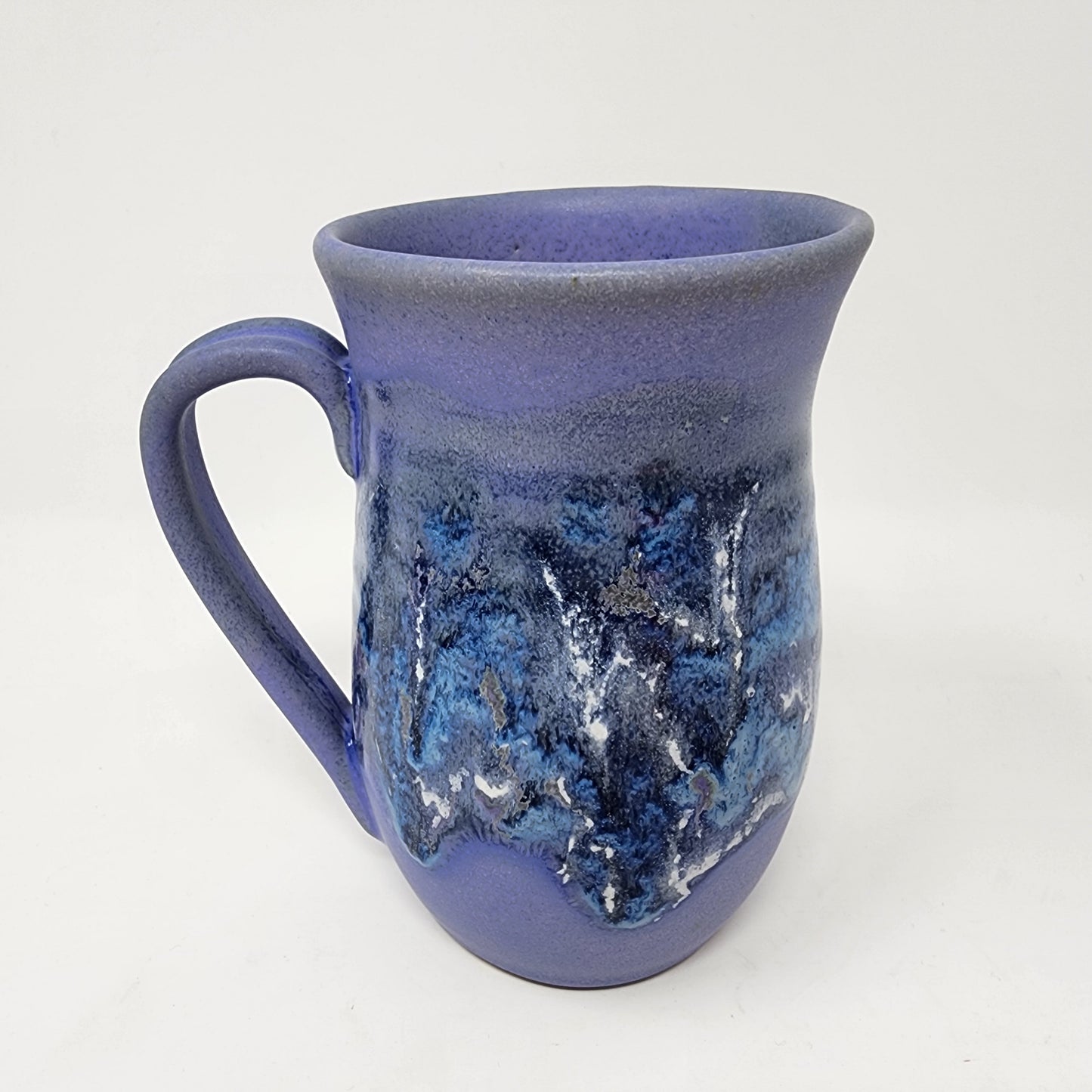 Purply Blue Side Drip Mug