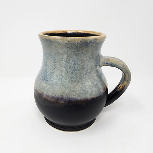 Grey and Black Vase Shaped Mug