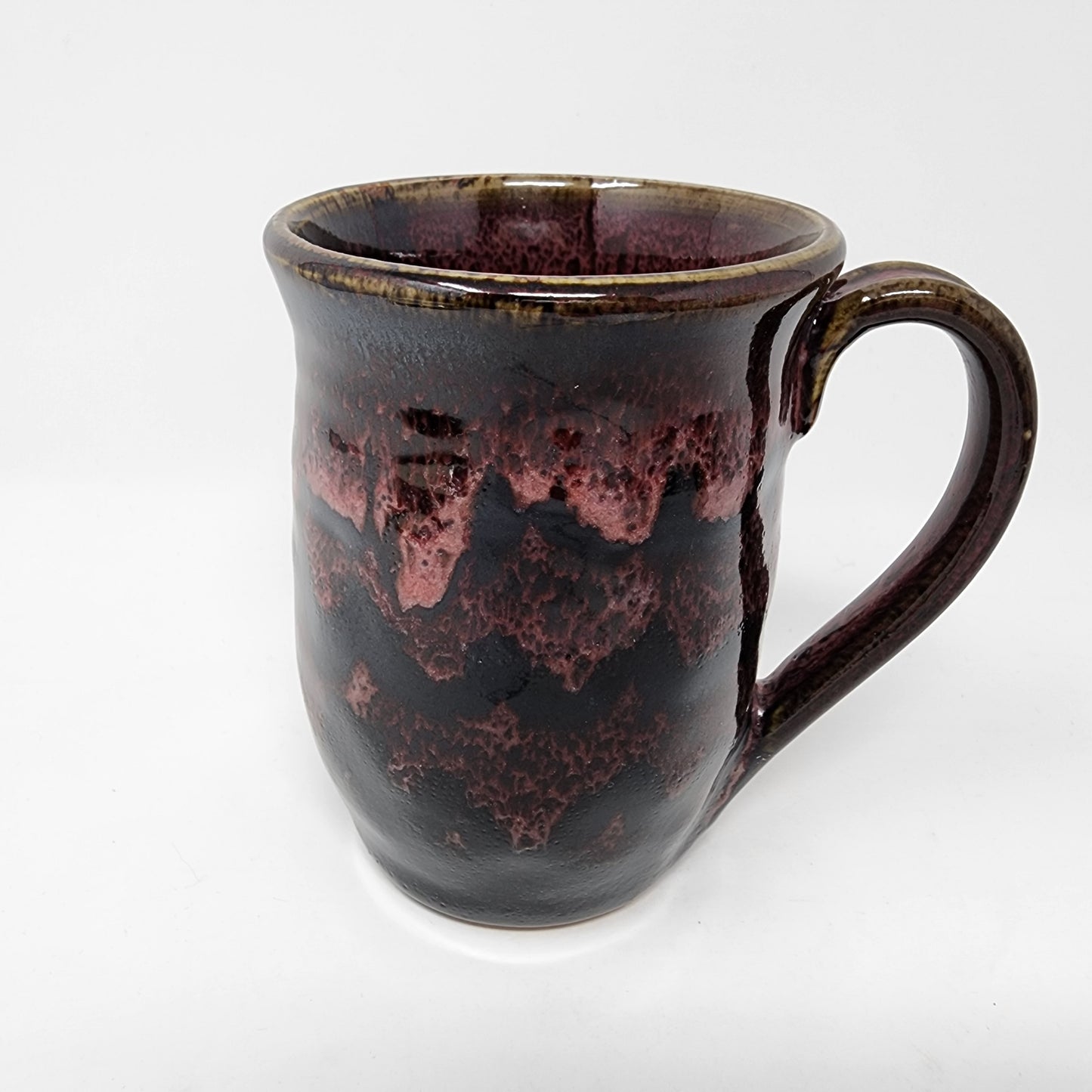 Dark Red Drip Mug