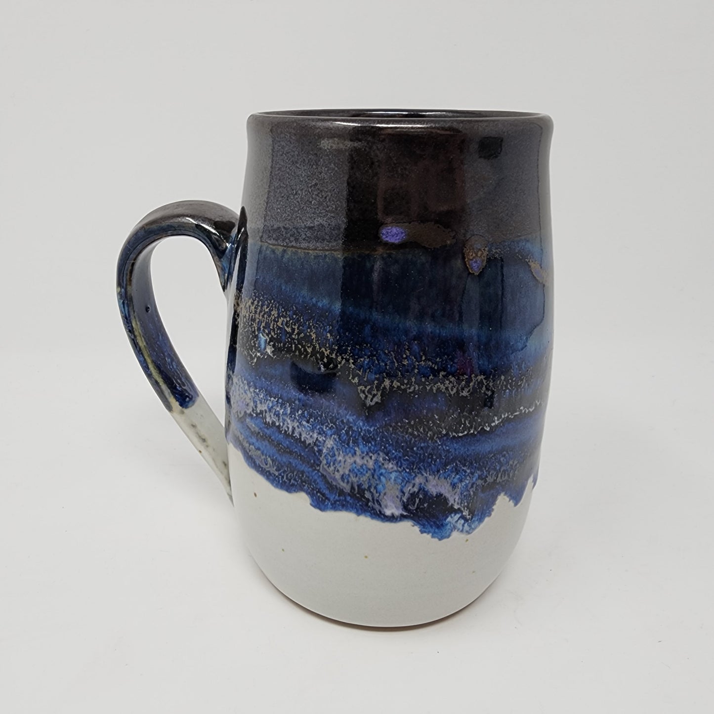 Multi Toned Blues with a White Base Mug