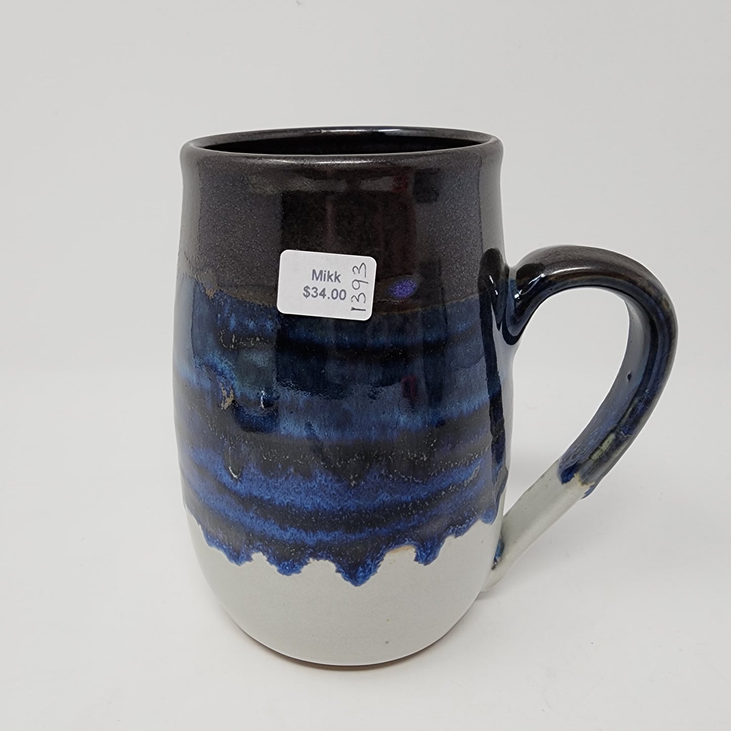 Multi Toned Blues with a White Base Mug