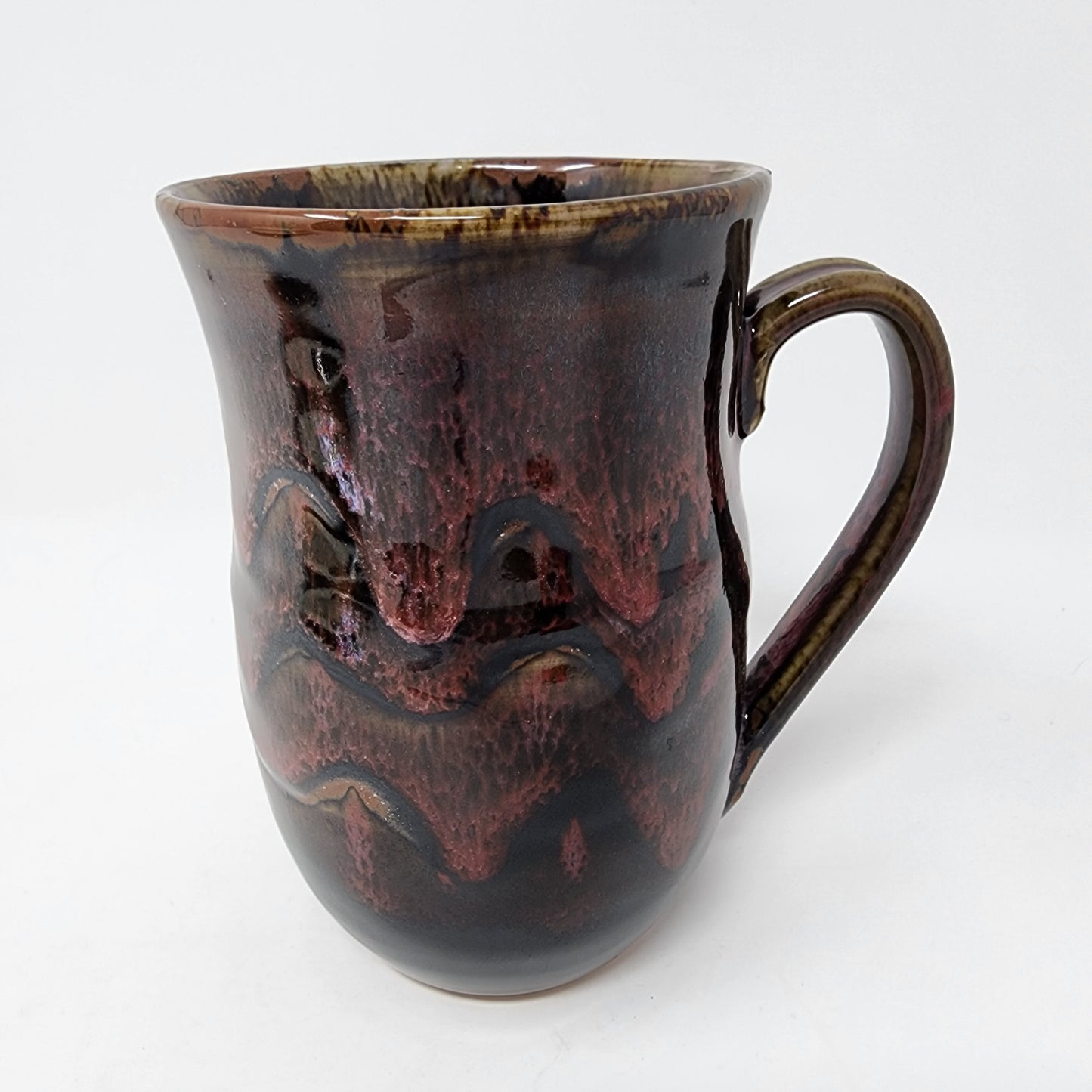 Dark Red Drip Mug