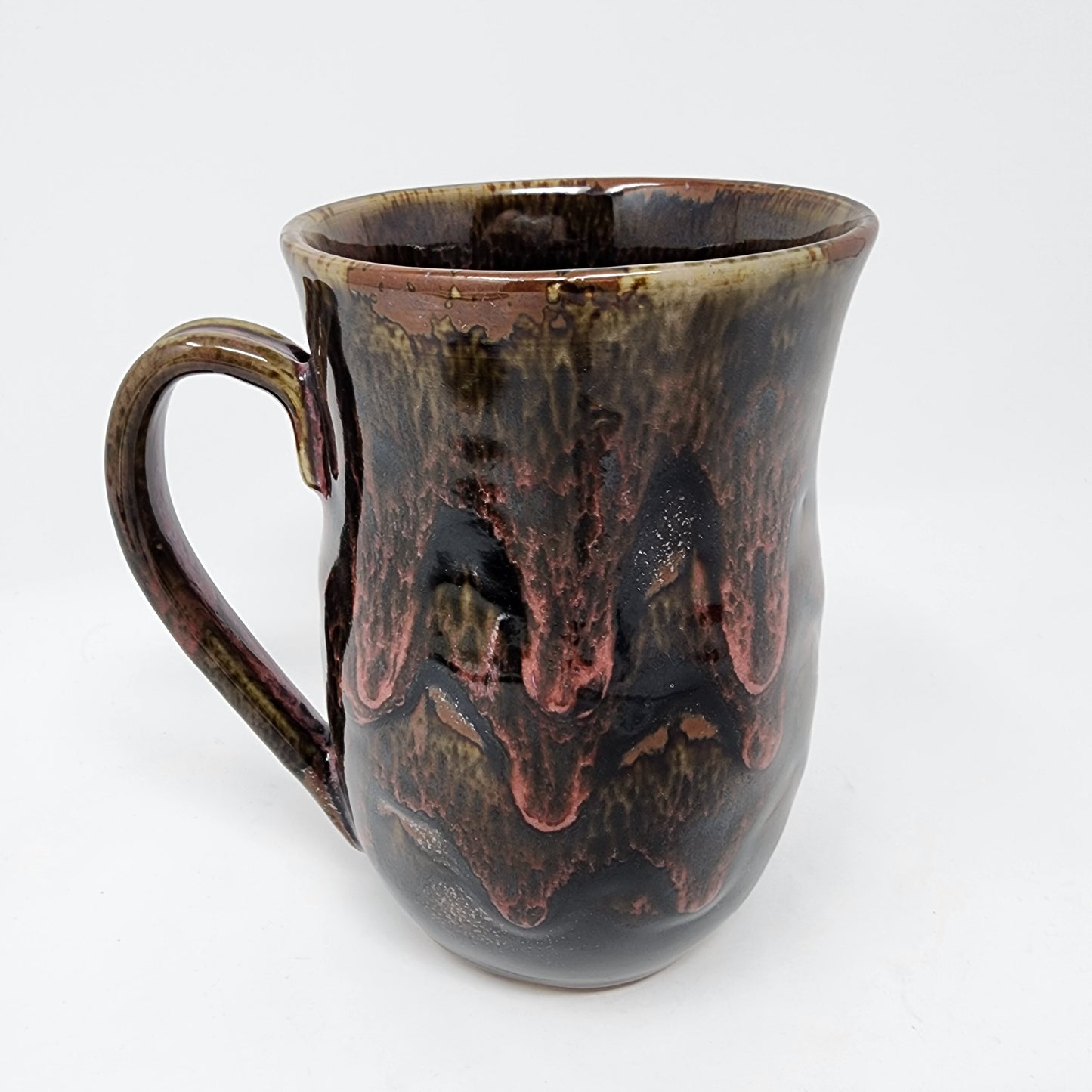 Dark Red Drip Mug