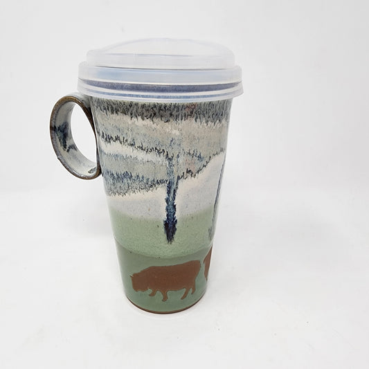 Field of Sheep Travel Mug