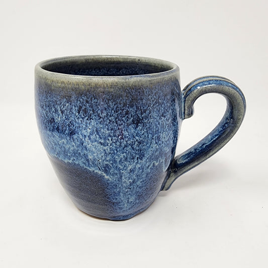 Iridescent Dark Blue Cappuccino Mug