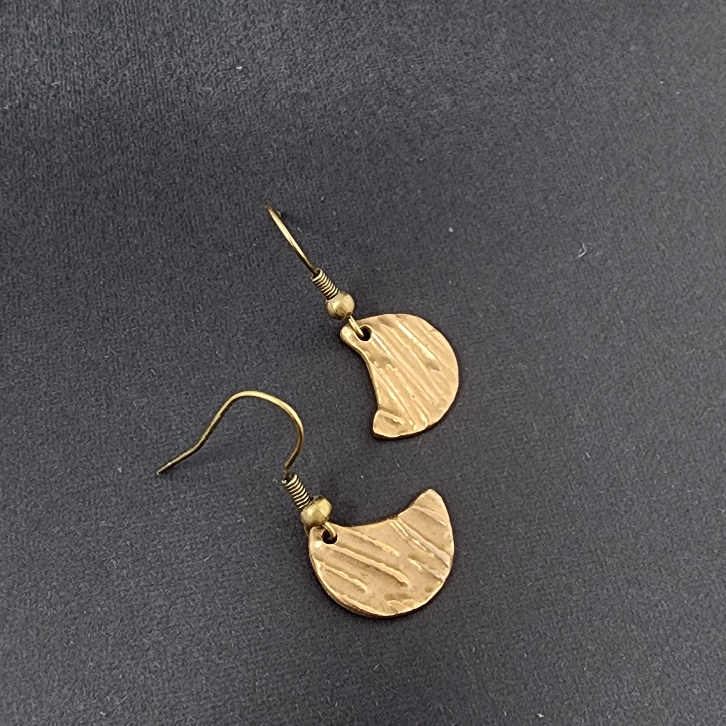 Bronze Metal Clay Earrings