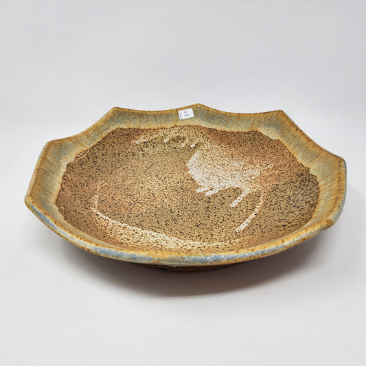 Earthy Angled Edging Serving Plate
