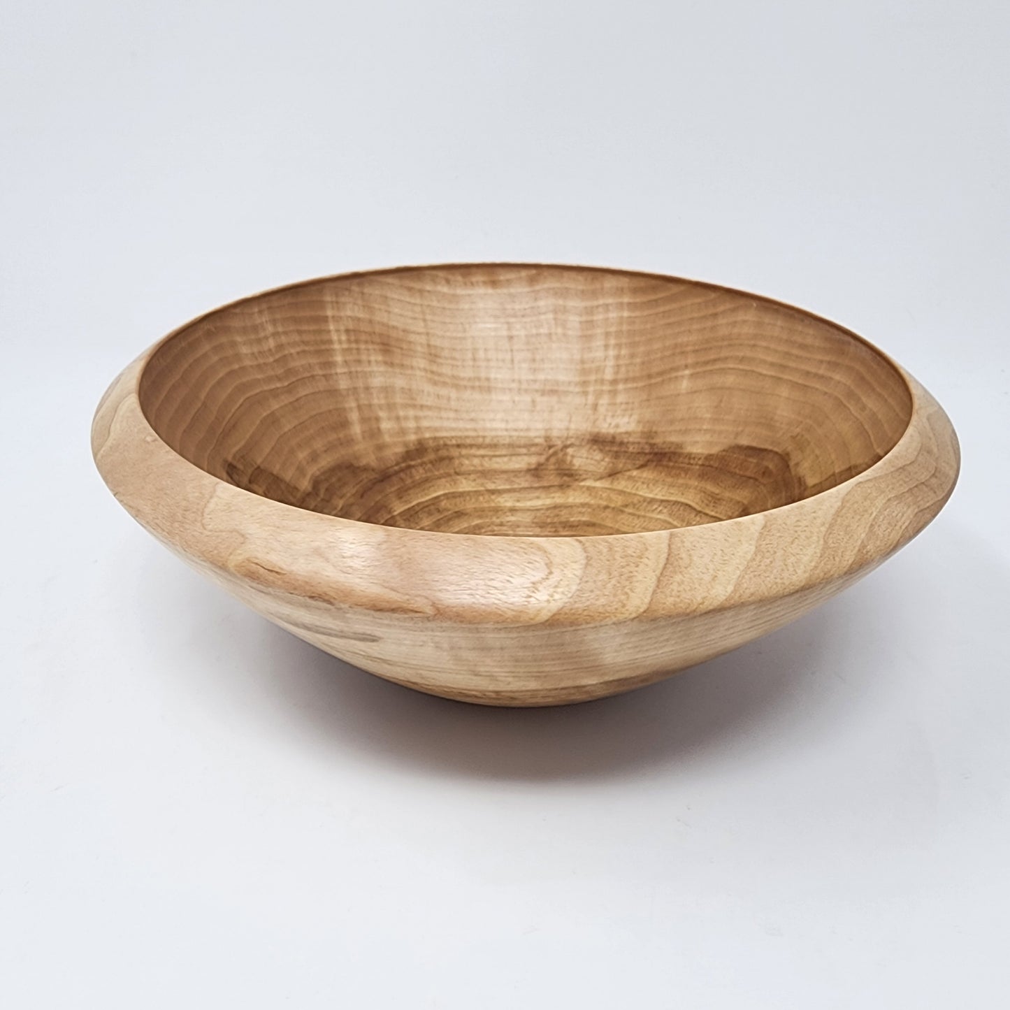 Birch Burl Beveled Edge Wood Bowl