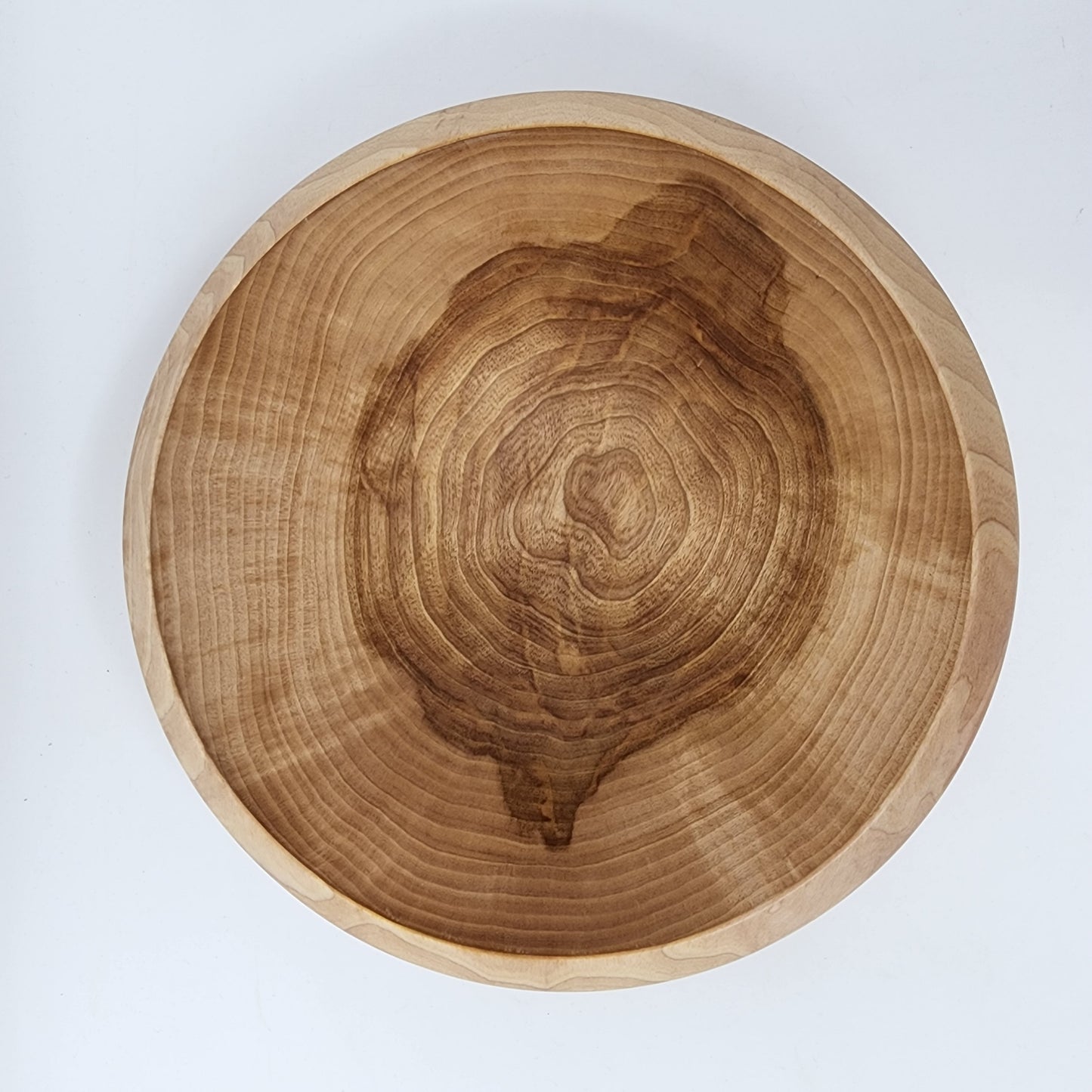 Birch Burl Beveled Edge Wood Bowl