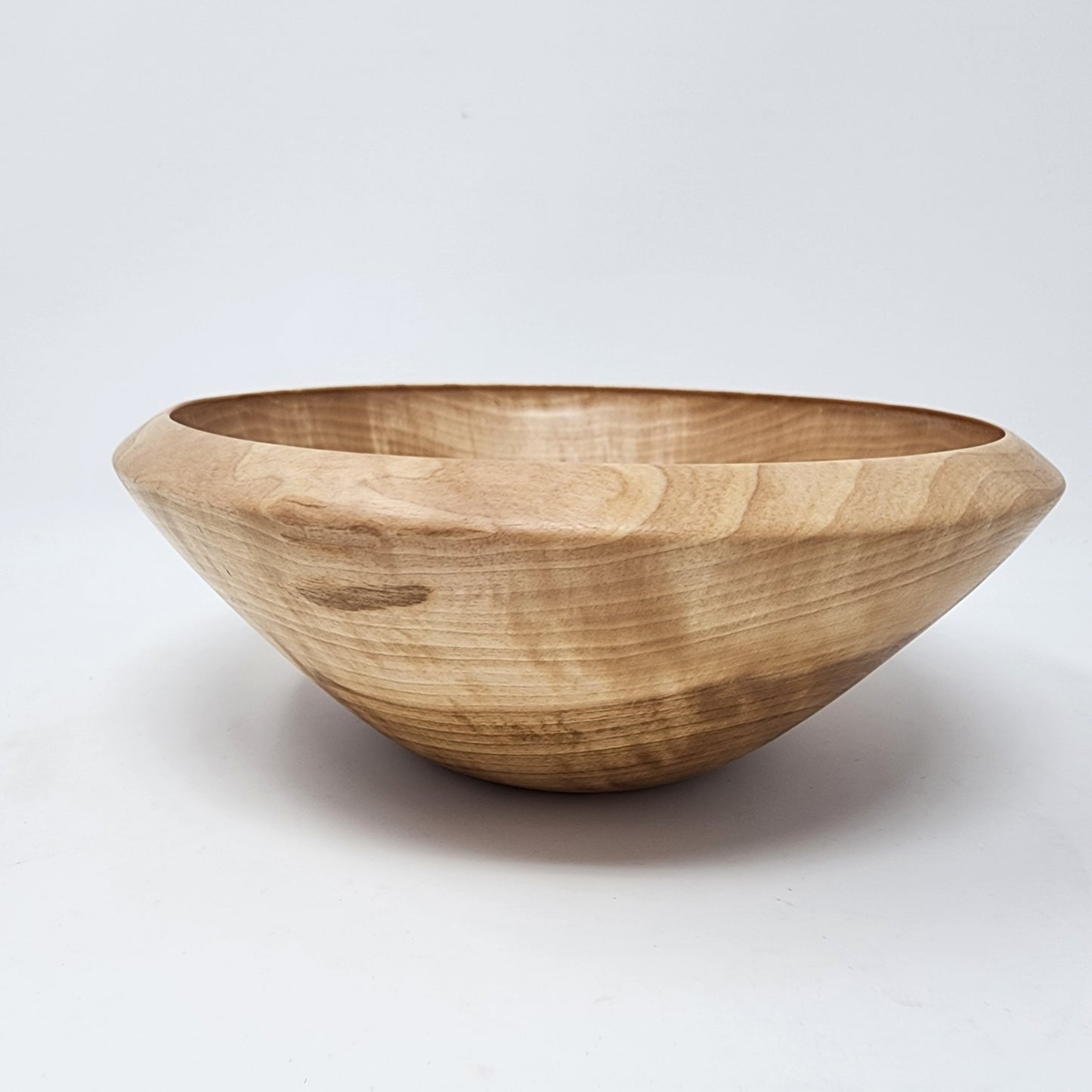 Birch Burl Beveled Edge Wood Bowl