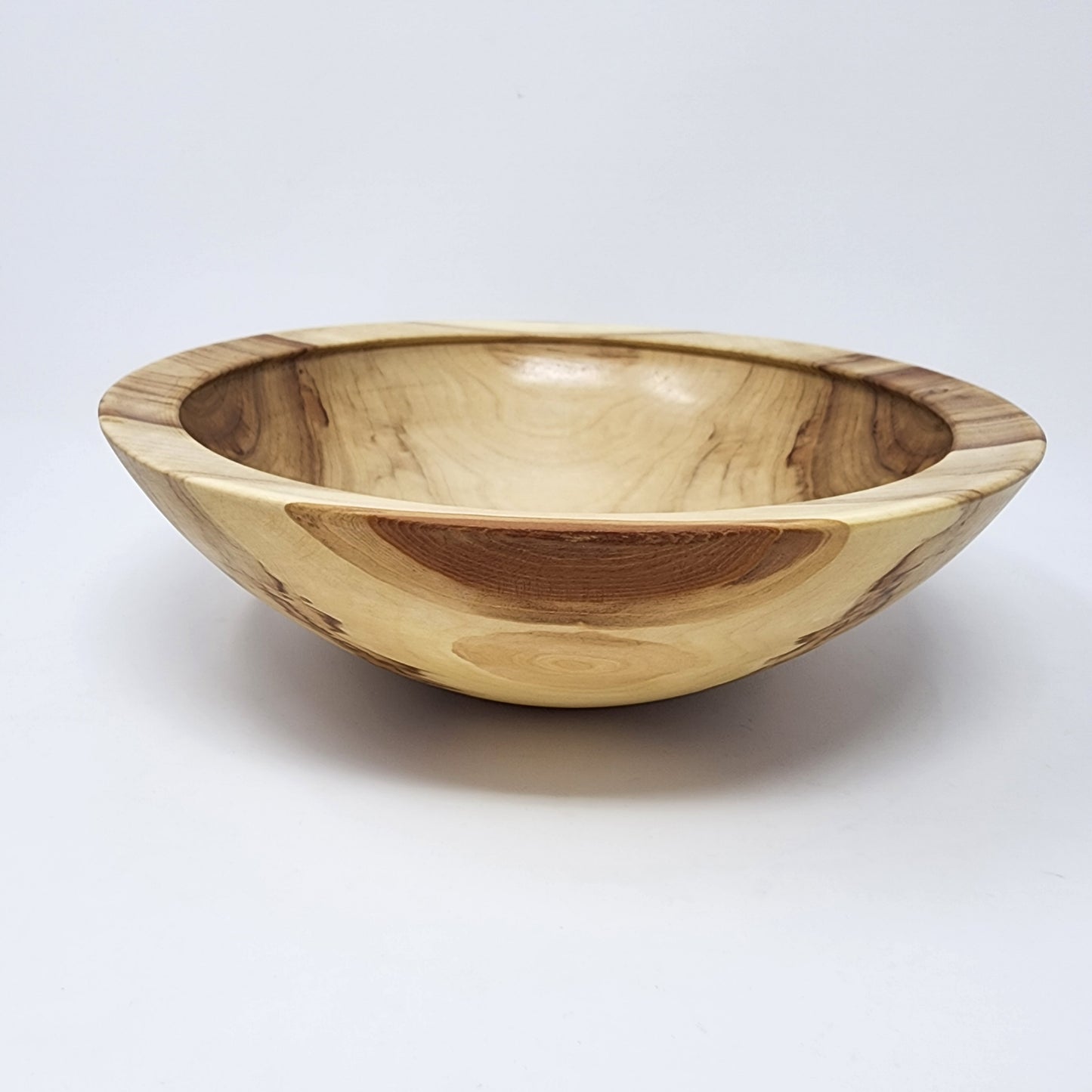 Mountain Ash Wood Bowl with Unique Grain Design