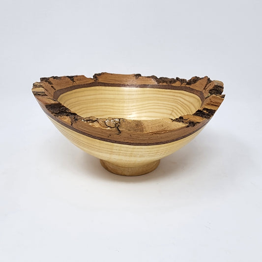 Live Edge Ash Wood Bowl