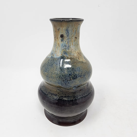 Light Drip Glaze Topped Midnight Vase