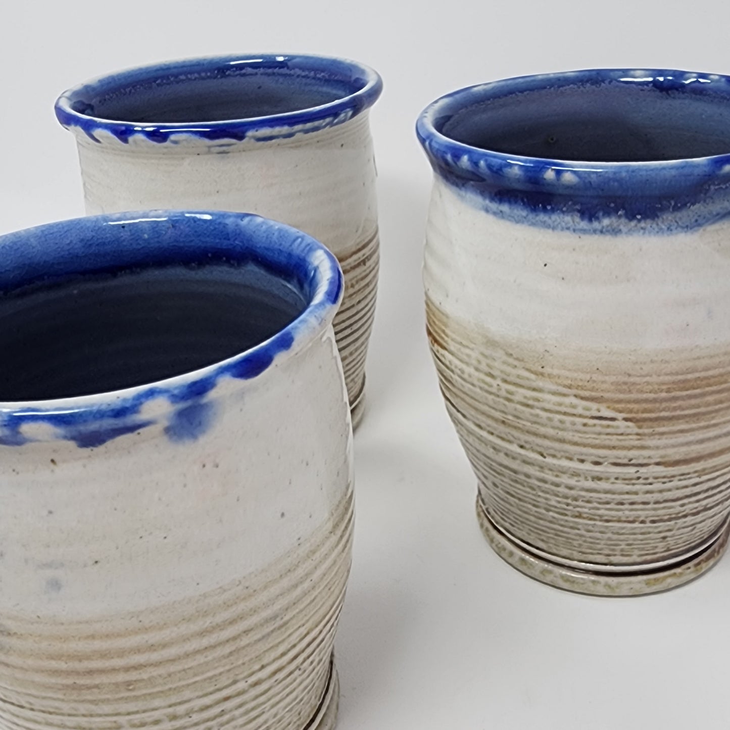 Blue White Beige Tumblers