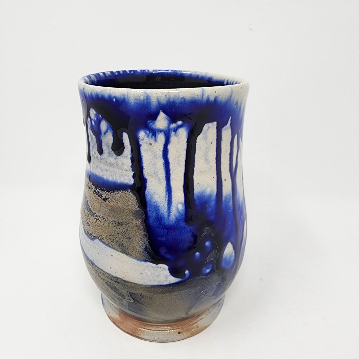 Blue Drip Vase