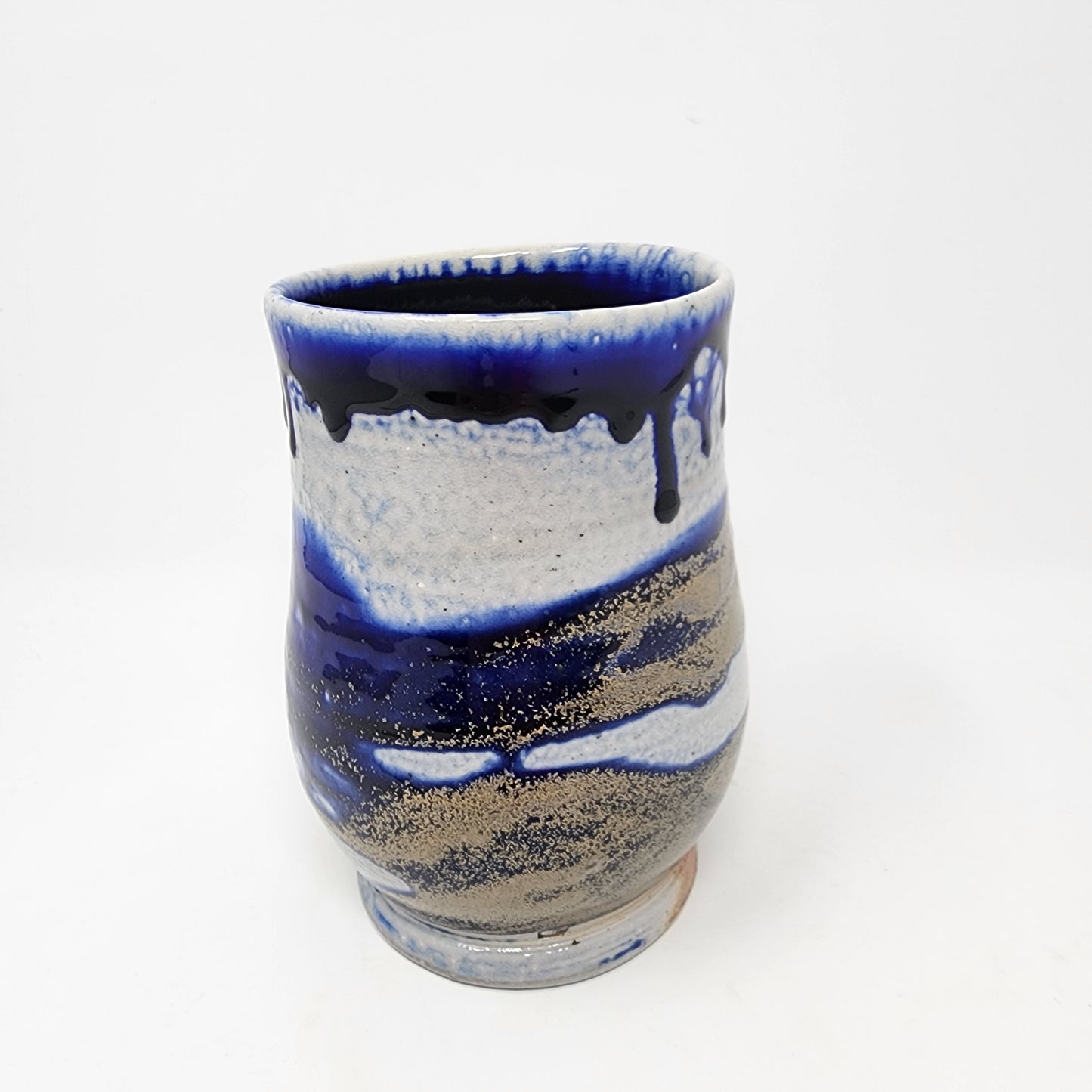 Blue Drip Vase
