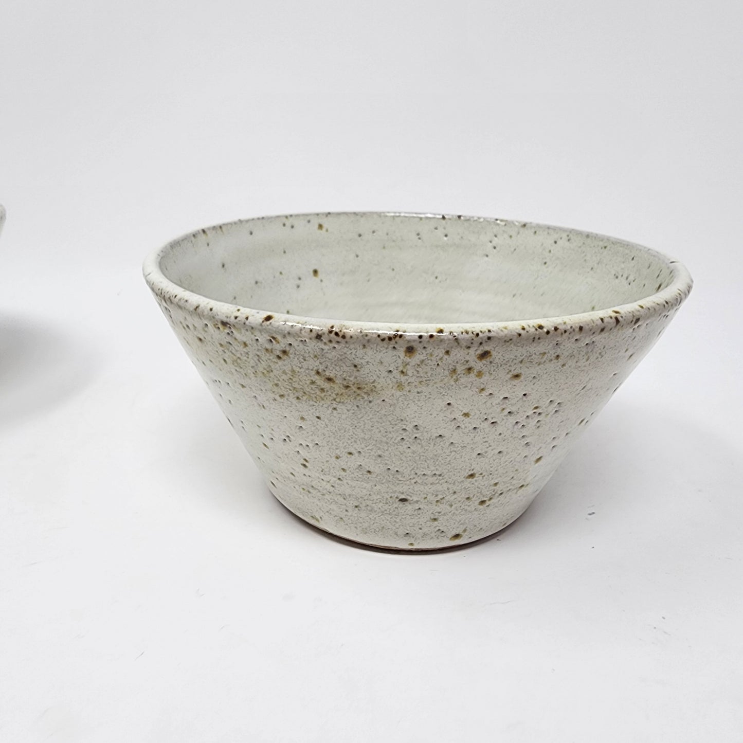 White Speckled Bowls