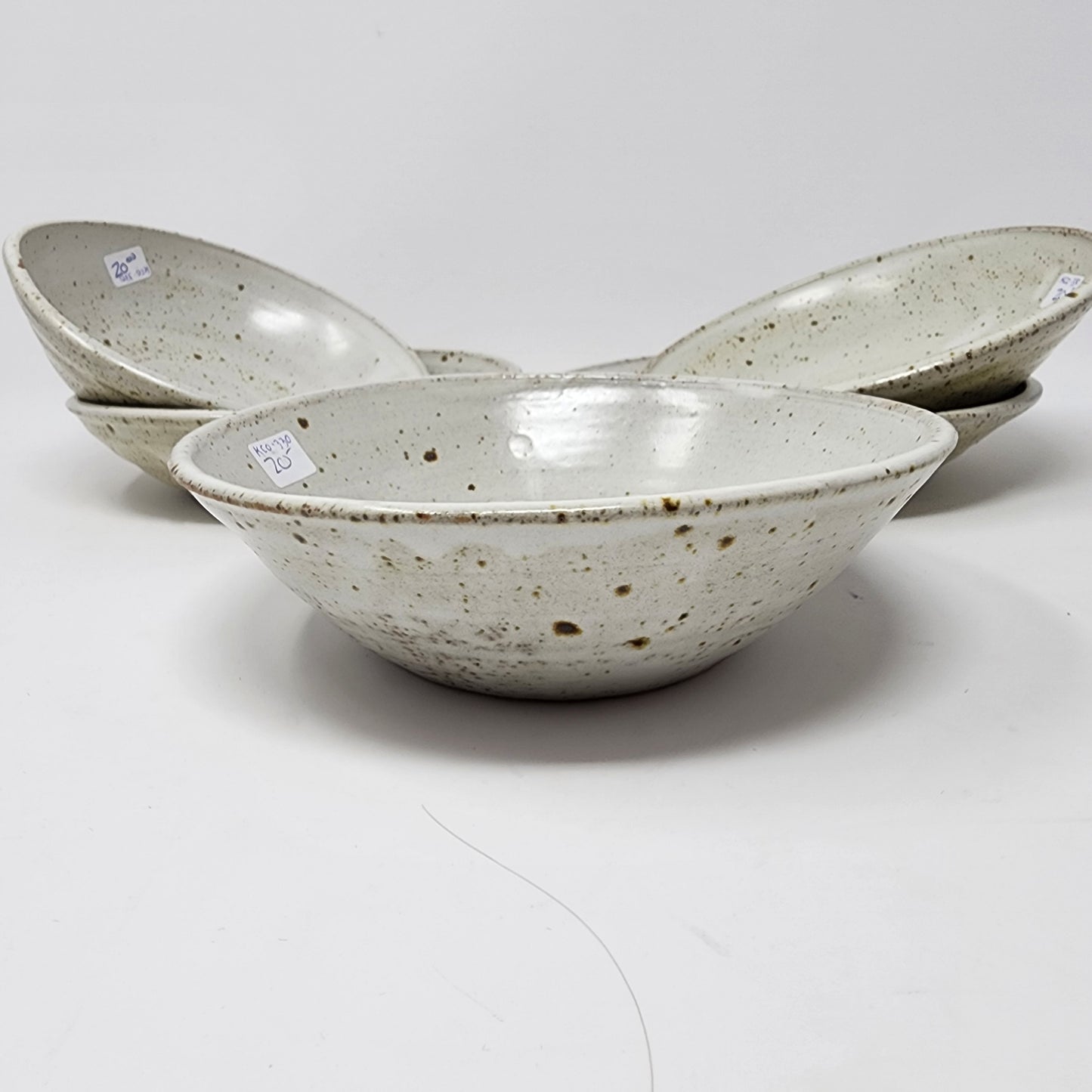 Speckled White Glaze Bowls