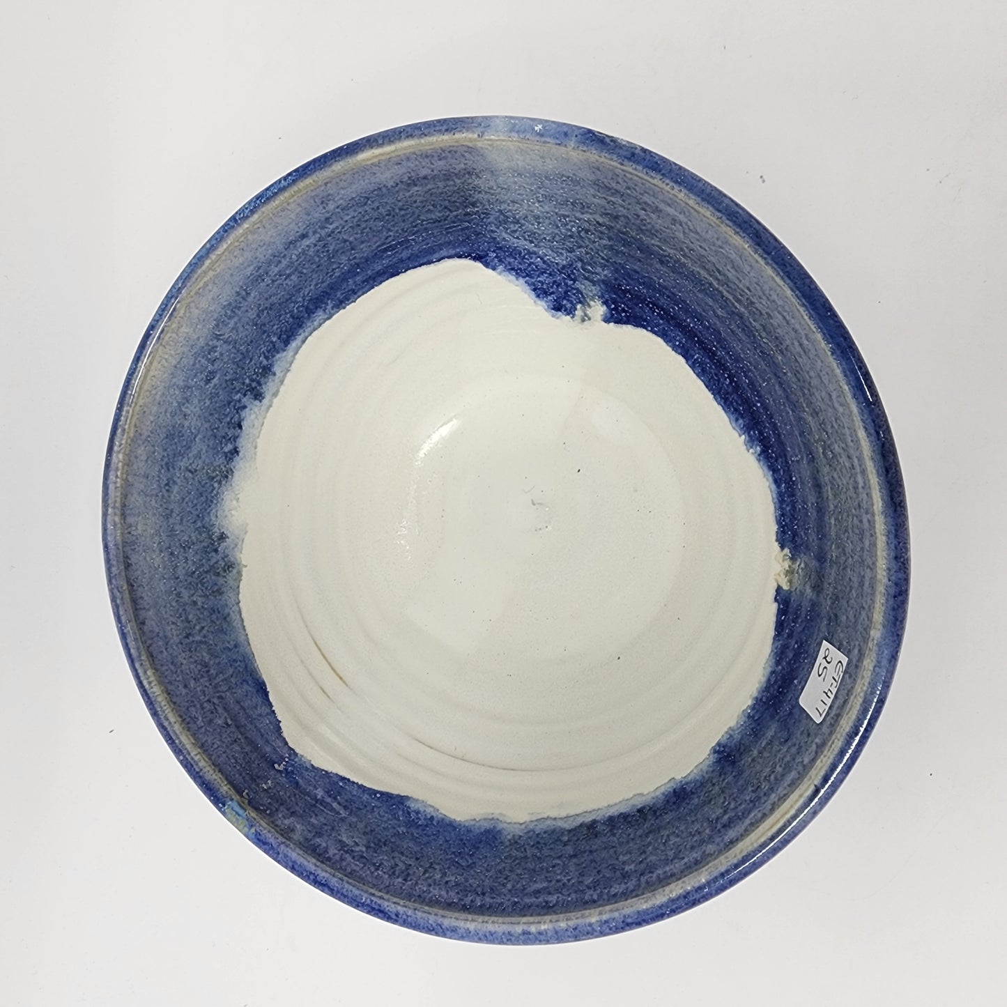 Deep Blue and White Bowl