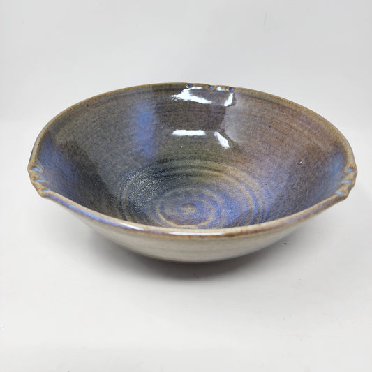 Soft Purple Glazed Iridescent Bowl