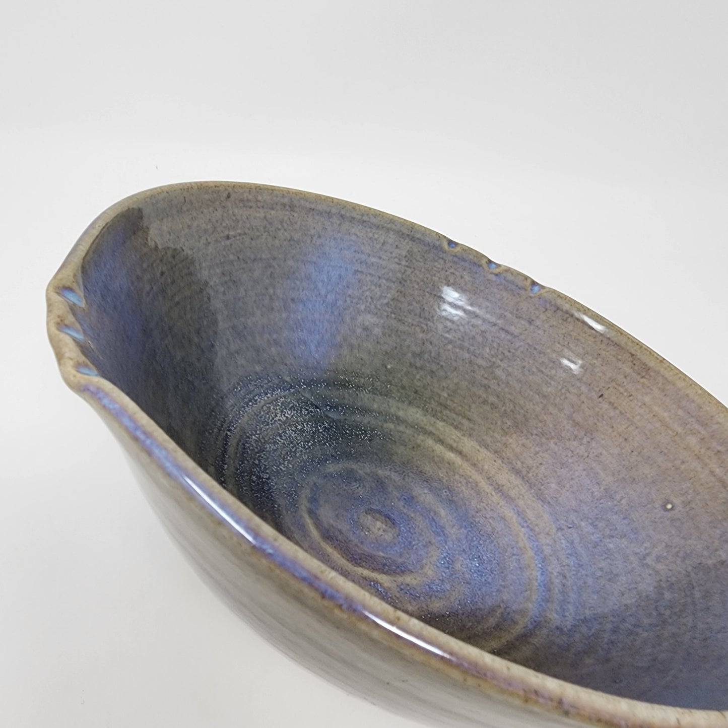 Soft Purple Glazed Iridescent Bowl